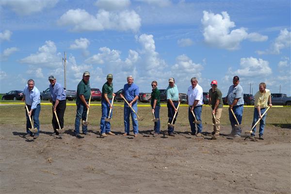 Oakes Irrigation Research site groundbreaking
